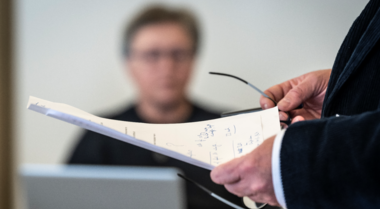 Biskop Thomas Reinholdt Rasmussen ved møde i dåbskommissionen